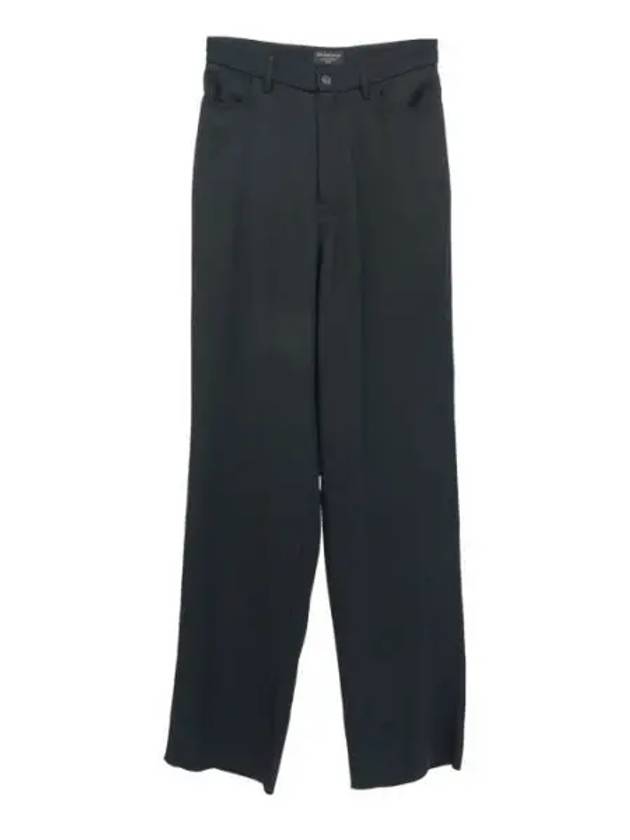 Wide pants black 725471 TIO48 - BALENCIAGA - BALAAN 1