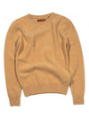 Women's Cashmere Round Neck Knit Pullover Yellow I3WN02YE - IOEDLE - BALAAN 2