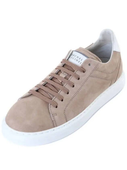 Suede Low Top Sneakers Beige - BRUNELLO CUCINELLI - BALAAN 2