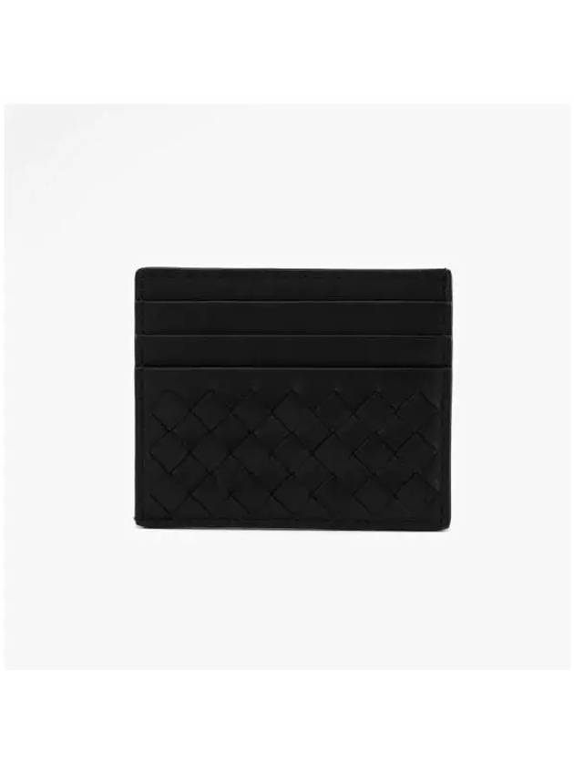 Intrecciato Card Wallet Black - BOTTEGA VENETA - BALAAN 5