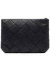 Intrecciato Clutch Bag Black - BOTTEGA VENETA - BALAAN 5