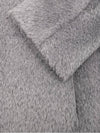 GENARCA Alpaca Wool Single Coat Gray - MAX MARA - BALAAN.