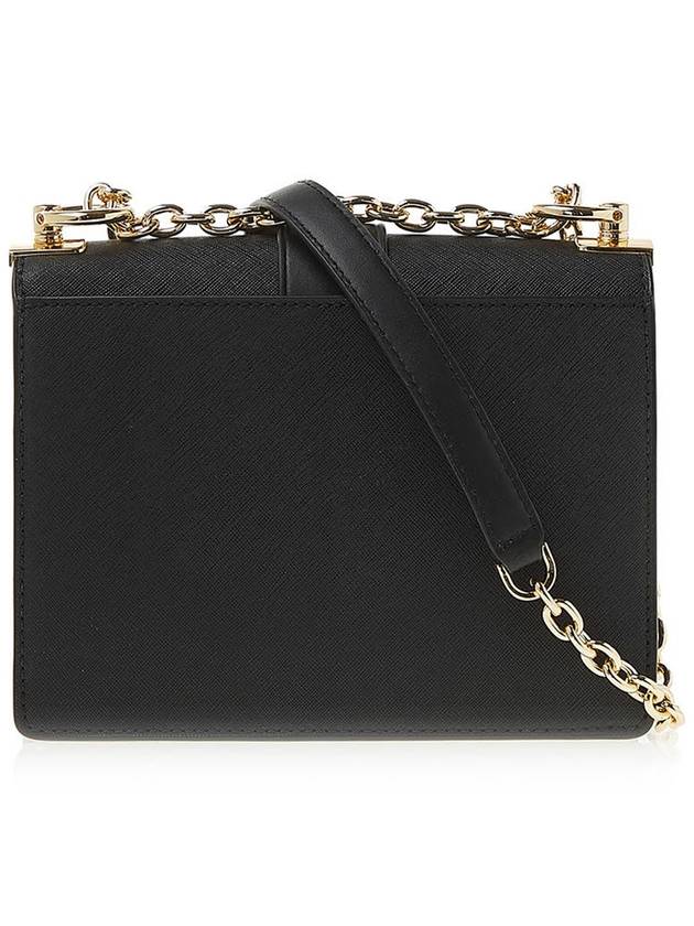 Greenwich Small Saffiano Leather Cross Bag Black - MICHAEL KORS - BALAAN 4