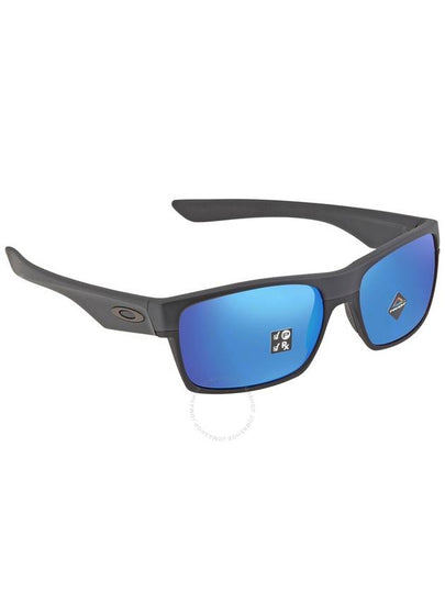 Oakley Twoface Prizm Sapphire Polarized Rectangular Men's Sunglasses OO9189 918946 60 - OAKLEY - BALAAN 2