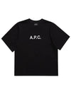 Mae Pique Mesh Short Sleeve T-Shirt Black - A.P.C. - BALAAN 2