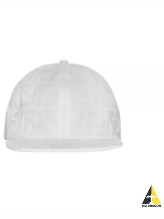 Semi Motif Denim Ball Cap White - FENDI - BALAAN 2