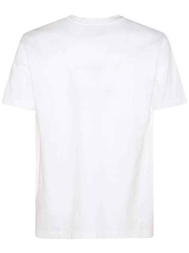 Short Sleeve T-Shirt OMAA027C99JER017 0110 White - OFF WHITE - BALAAN 3