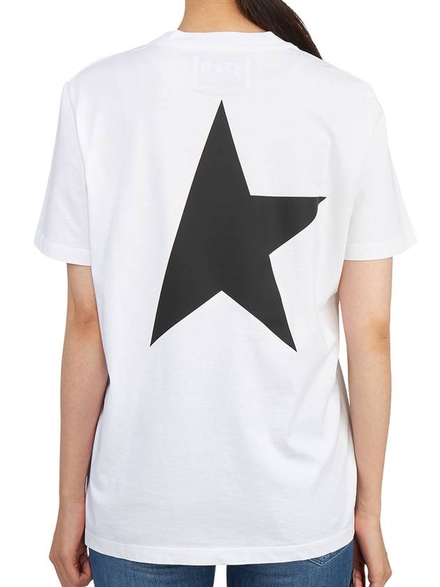 Back Big Star Short Sleeve T-Shirt White - GOLDEN GOOSE - BALAAN 5