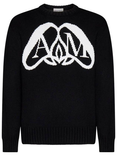 SEAL Logo Cotton Sweater 775849Q1A701080 B0710986976 - ALEXANDER MCQUEEN - BALAAN 2