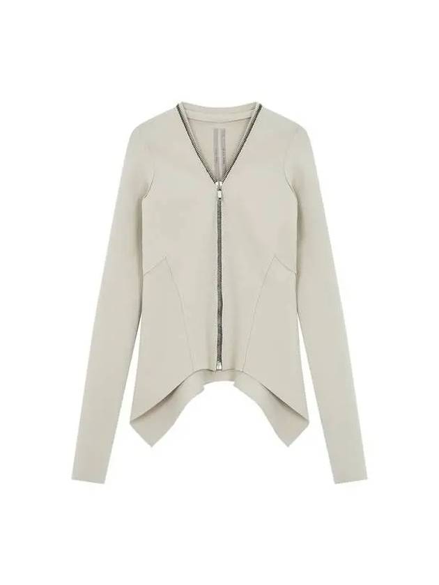 WOMEN Handkerchief Hem Stretch Jacket Beige - RICK OWENS - BALAAN 1