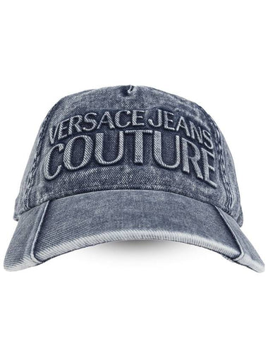 Versace Jeans Couture Denim Cap With Visor, Men's, Blue - VERSACE - BALAAN 1