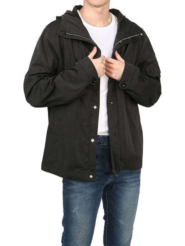 Polyester Blend Jacket Black - TEN C - BALAAN 9