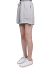 Isoli Logo Drawstring Shorts Grey - GANNI - BALAAN 4