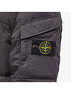 Men's Wappen Patch Crinkle Wraps Padding Steel Grey - STONE ISLAND - BALAAN 6