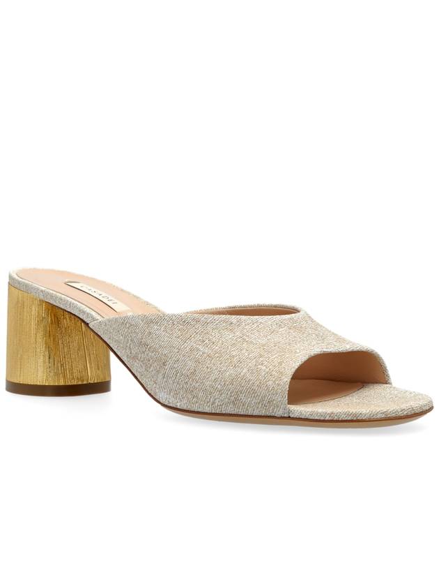 Casadei Heeled Mules Cleo Opera Bellagio, Women's, Beige - CASADEI - BALAAN 4