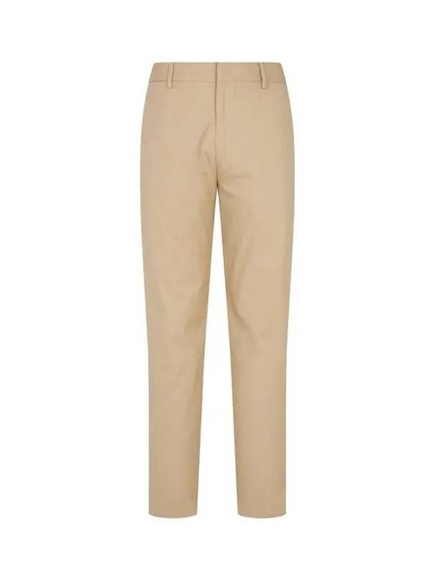 Solid Cotton Hidden Closing Pants Beige - PAUL SMITH - BALAAN 1