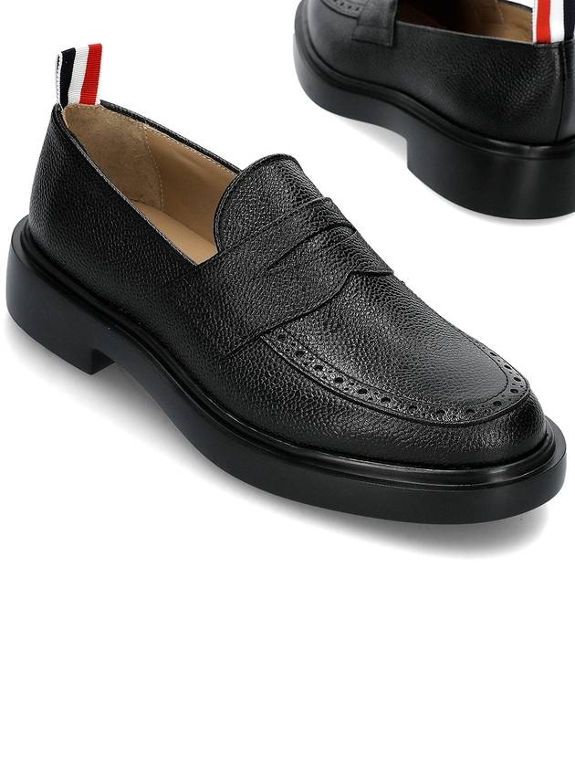 Lightweight Sole Penny Loafer Black - THOM BROWNE - BALAAN 2