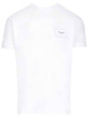 Logo Cotton Short Sleeve T-Shirt White - DOLCE&GABBANA - BALAAN 1