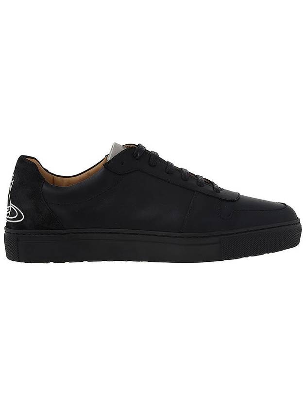 Apollo Leather Low Top Sneakers Black - VIVIENNE WESTWOOD - BALAAN 3