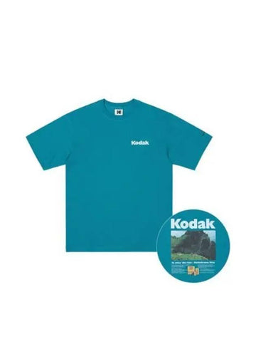 KODAK Apparel Scenery Graphic Short Sleeve T Shirt MINT GREEN - KODO - BALAAN 1