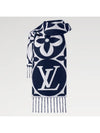 LV Medallion Scarf Marine - LOUIS VUITTON - BALAAN 3