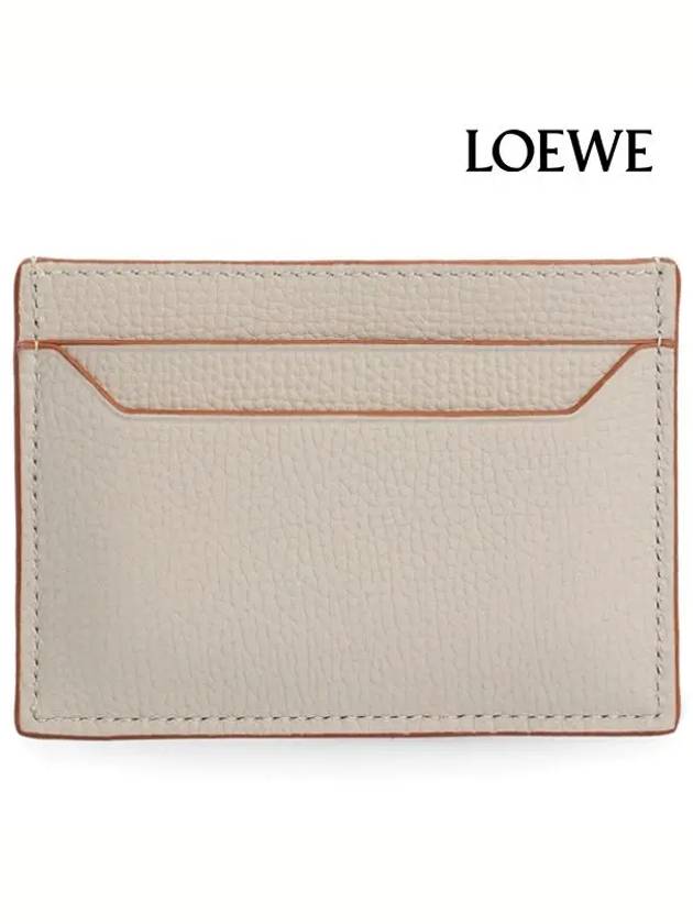 Logo Anagram Leather Card Wallet Beige - LOEWE - BALAAN 5