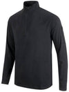 Men's Luxe Quarter Half Zip Layer Long Sleeve T-Shirt Black - G/FORE - BALAAN 2