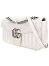 GG Marmont Small Shoulder Bag White - GUCCI - BALAAN 3