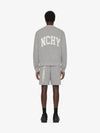 College Bermuda Cotton Shorts Grey - GIVENCHY - BALAAN 4