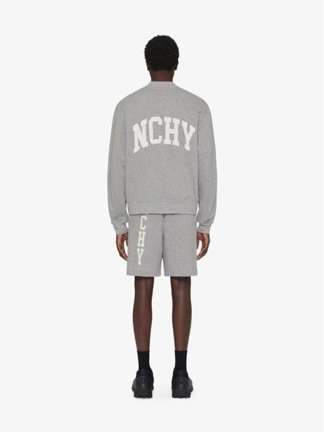 College Bermuda Cotton Shorts Grey - GIVENCHY - BALAAN 4