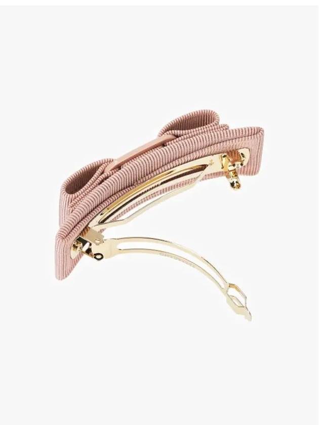 Vara Bow Hair Clip Rose Pink - SALVATORE FERRAGAMO - BALAAN 4