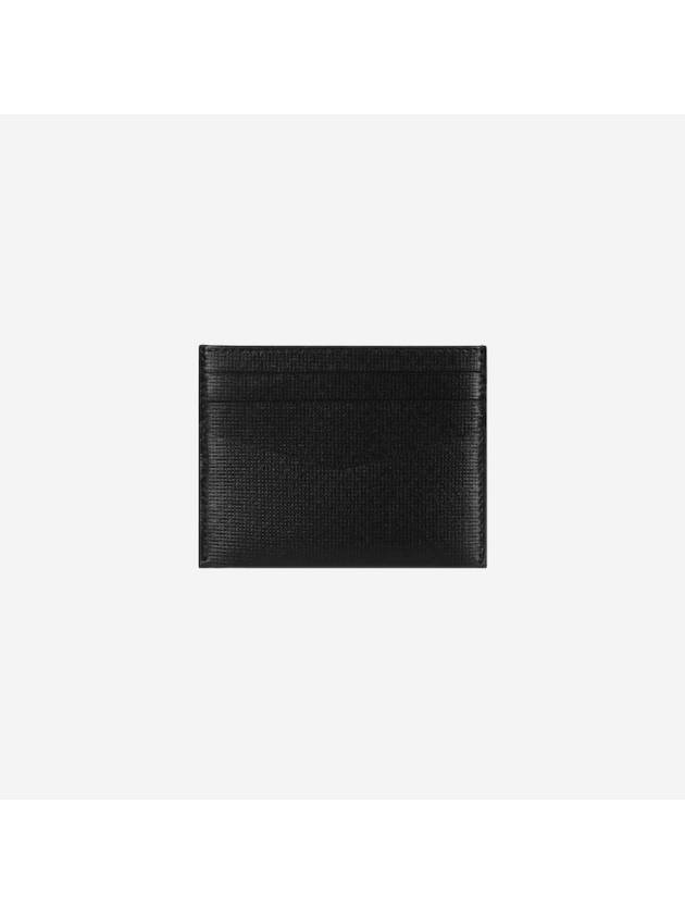 Logo Leather Card Wallet Black - GIVENCHY - BALAAN 3