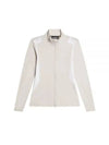 Women's Mae Zip Mid Layer Track Jacket Moonbeam - J.LINDEBERG - BALAAN 2