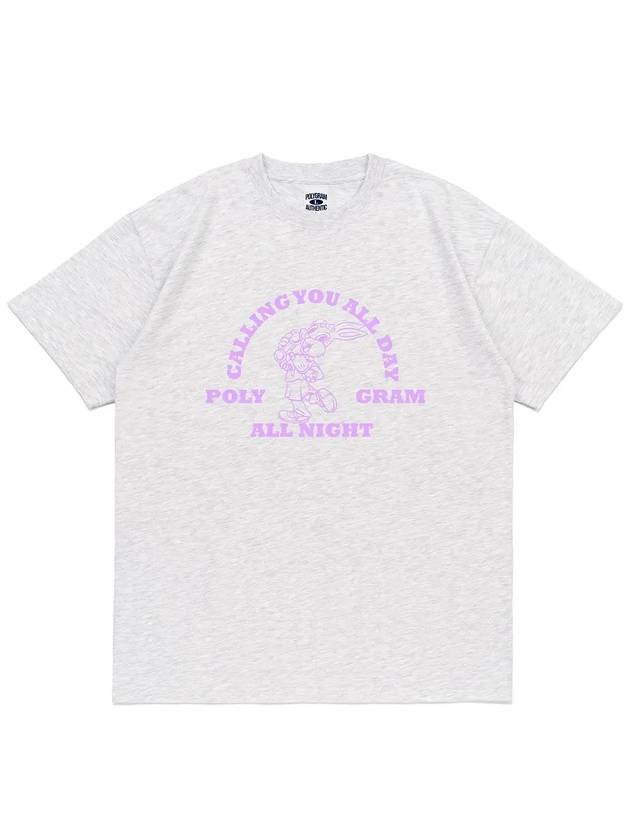 CALLING BUNNY T SHIRTS LIGHT MELANGE - POLYGRAM - BALAAN 2