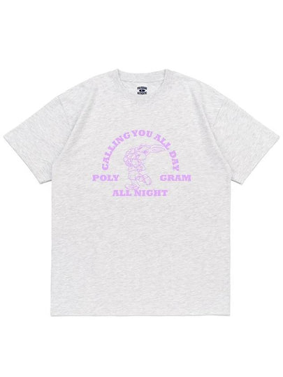 CALLING BUNNY T SHIRTS LIGHT MELANGE - POLYGRAM - BALAAN 2