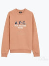 Logo Print Cotton Sweatshirt Rose - A.P.C. - BALAAN 2