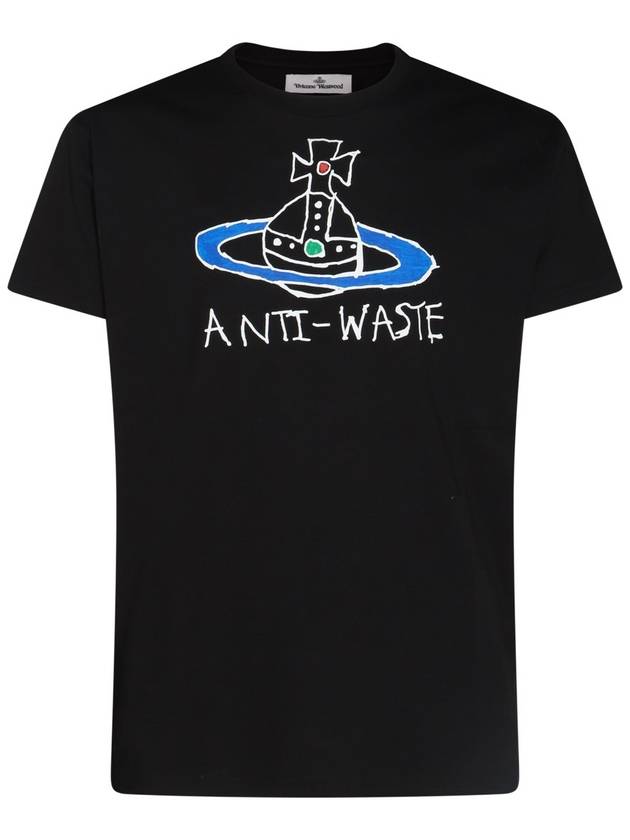 Anti Waste Short Sleeve T-Shirt Black - VIVIENNE WESTWOOD - BALAAN 2