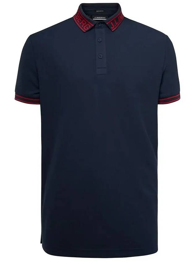 Men s T Shirt Austin Polo Golf Wear Navy - J.LINDEBERG - BALAAN 1