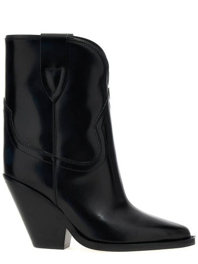 90mm leather Chelsea boots black - ISABEL MARANT - BALAAN 2