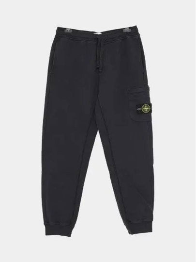 Compass Patch Cotton Track Pants Navy - STONE ISLAND - BALAAN 2