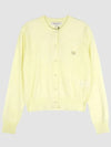 Baby Fox Patch Regular Cardigan Lemonade - MAISON KITSUNE - BALAAN 2