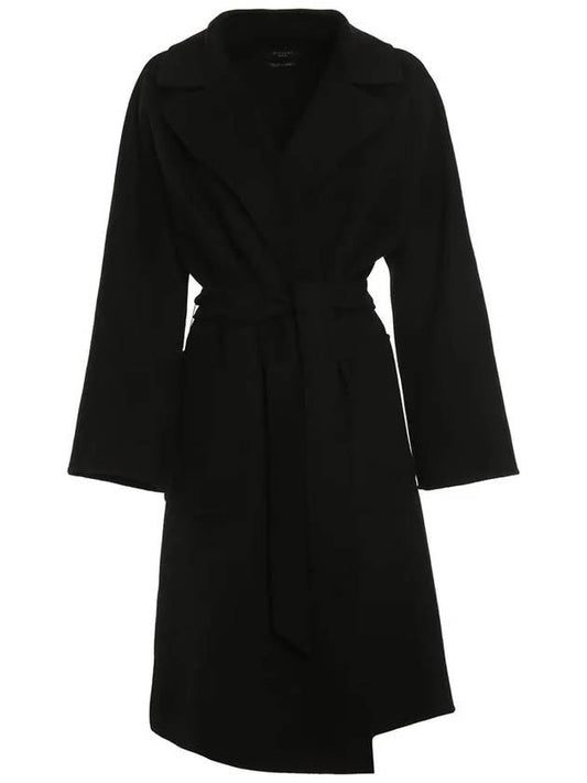 23FW ROVO Belted Wool Coat Black 2350160339 013 - MAX MARA - BALAAN 2