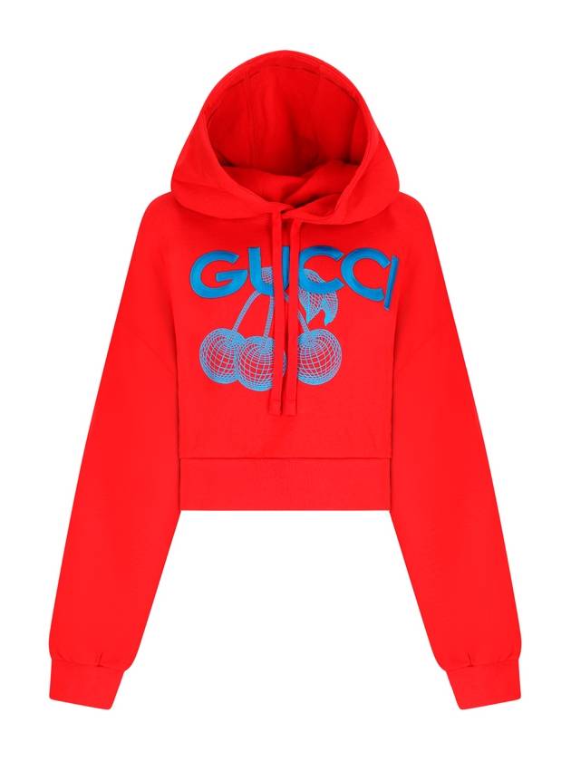 logo embroidery hoodie 776910XJGDR - GUCCI - BALAAN 2