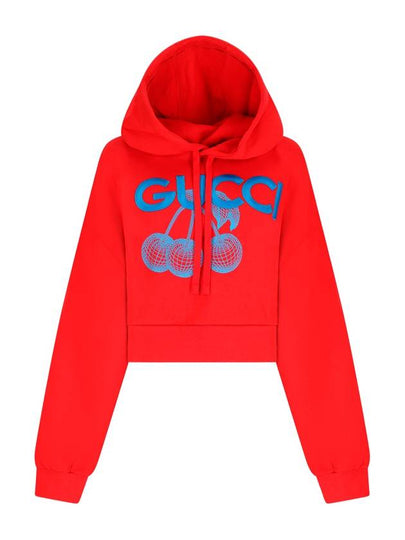 logo embroidery hoodie 776910XJGDR - GUCCI - BALAAN 2