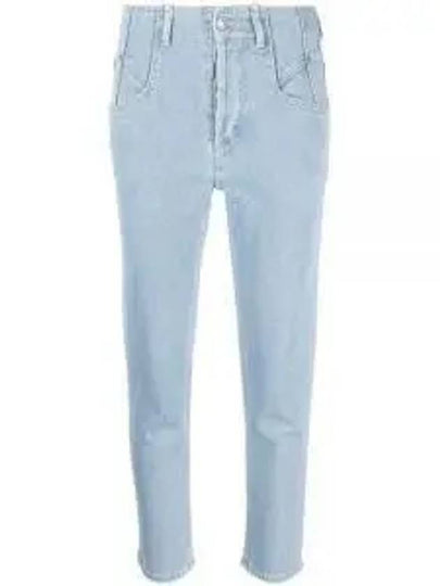 Niliane Slim Denim Jeans Light Blue - ISABEL MARANT - BALAAN 2