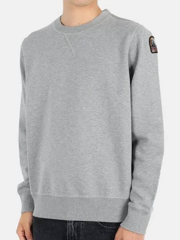 Caleb Basic Logo Patch Sweatshirt Grey - PARAJUMPERS - BALAAN 2