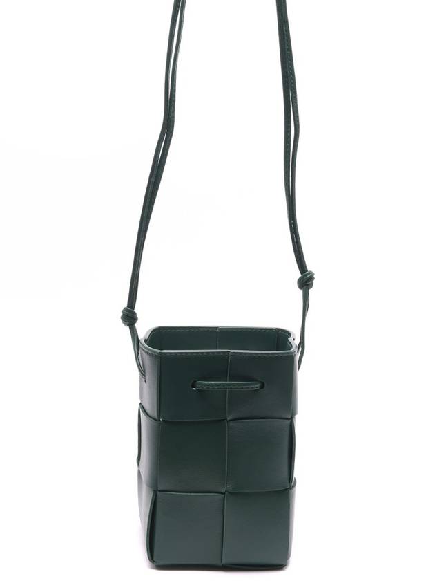 Intrecciato Cassette Small Bucket Bag Raintree - BOTTEGA VENETA - BALAAN 5