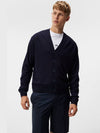 Lucas Merino Wool Knit Cardigan Navy - J.LINDEBERG - BALAAN 4