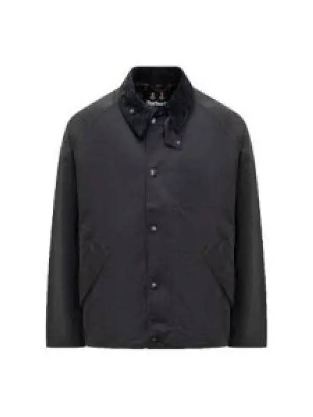 OS Transporter Casual Zip Up Jacket Navy - BARBOUR - BALAAN 2