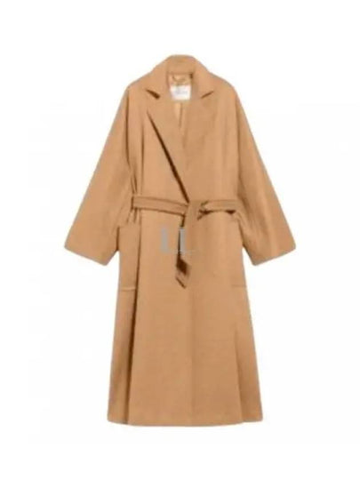 Olea Cashmere Single Coat Camel - MAX MARA - BALAAN 2